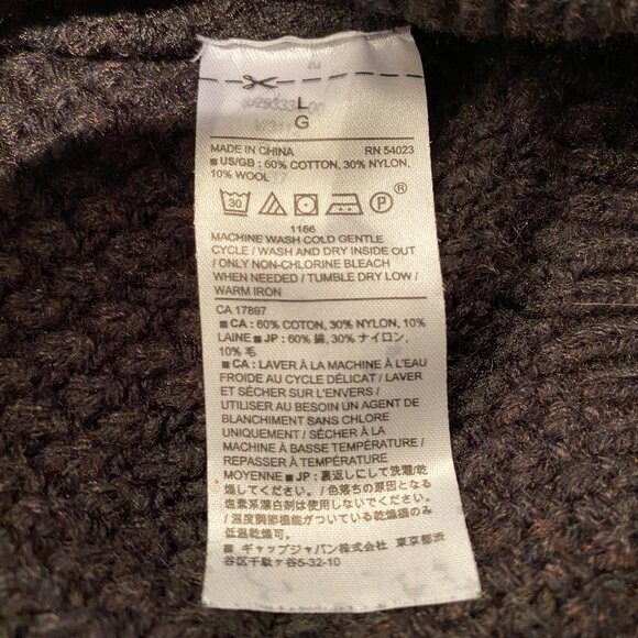 Banana Republic Men's Cable Knit Crewneck Pullover Sweater - Picture 5 of 5